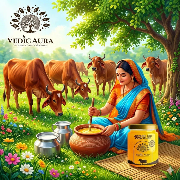 The Liquid Gold: Unveiling the Vibrant Source of Vedic Aura Ghee